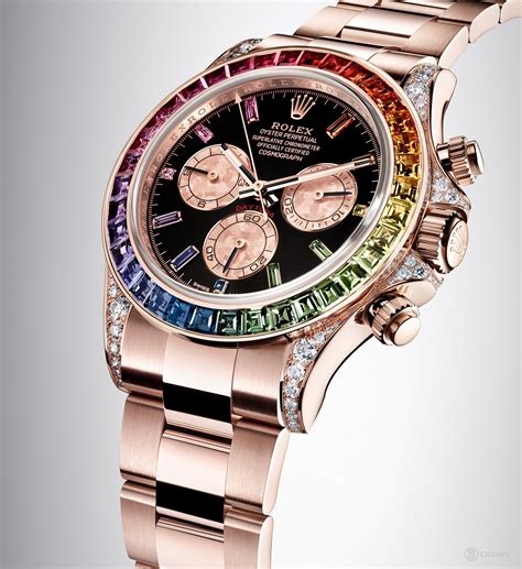 rolex cosmograph daytona rainbow bezel diamond|rolex rainbow 116595rbow price.